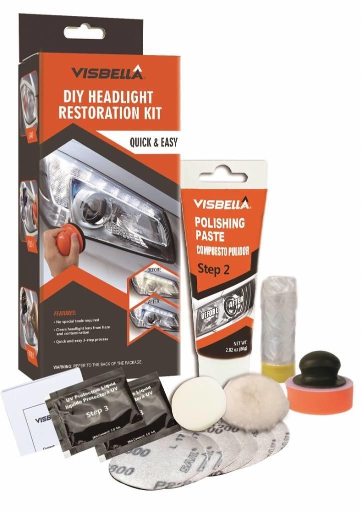 TM koplampen polijsten set compleet Handmatig XL, Auto diversen, Autogereedschap, Verzenden