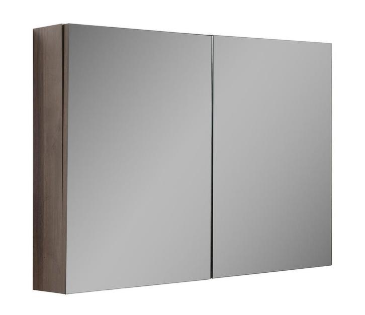 Spiegelkast Cuba 100 x 16 x 70 cm Bruin eiken Spiegelkast, Huis en Inrichting, Badkamer | Badkamermeubels, Nieuw, Verzenden