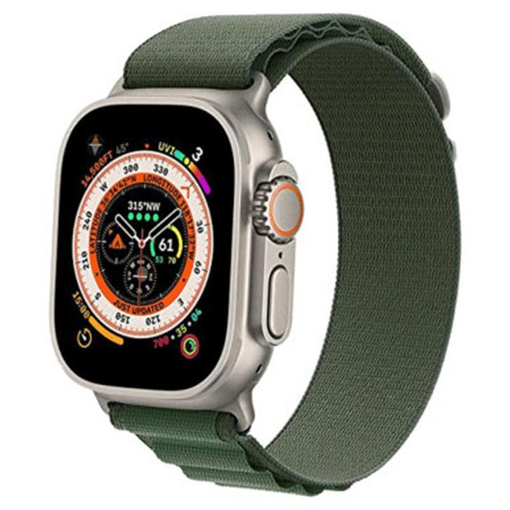 Apple Watch Ultra 49mm LTE Alpine Groen Titanium met GARA..., Telecommunicatie, Mobiele telefoons | Apple iPhone, Gebruikt, Ophalen of Verzenden