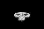 Ring - 14 karaat Witgoud - 2.25ct. tw. Diamant (Lab-grown), Handtassen en Accessoires, Ringen, Nieuw