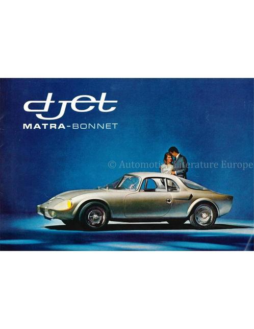 1968 MATRA DJET 5 BROCHURE FRANS, Livres, Autos | Brochures & Magazines, Enlèvement ou Envoi