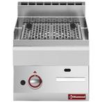Lavasteengrill | ALPHA 650 | Gas | Oppervlak 330x500, Verzenden