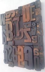 Drukblokken - Samenstelling van grote oude typografische