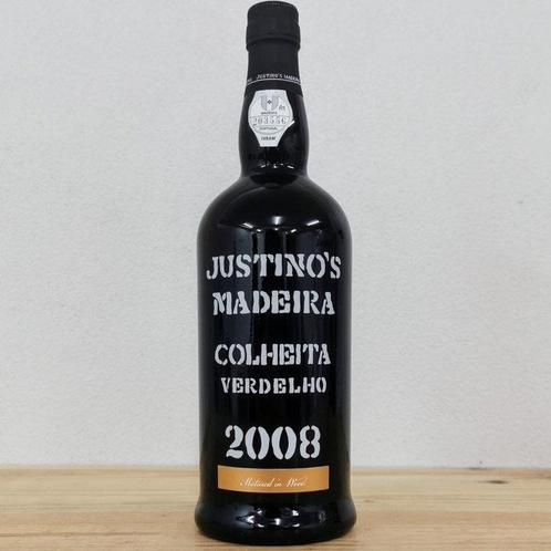 2008 Justinos, Colheita Verdelho - Madeira - 3 Flessen, Verzamelen, Wijnen