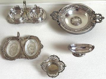 Saladier (5) - Plaqué(e) argent - 5 sets de table