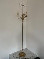 Lampadaire - Laiton - Une lampe sur pied vintage des années, Antiquités & Art