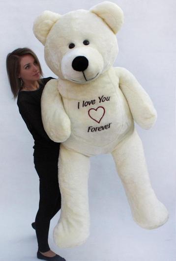 Reuze knuffelbeer 180cm - Valentijnskado met I Love You..., Ophalen of Verzenden