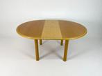 Uitschuifbare tafel - Hout - Uitklapbare ronde tafel met, Antiek en Kunst, Kunst | Designobjecten