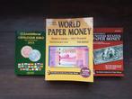Wereld. - 3 vintage Krause Banknote Catalogs - USA , World, Timbres & Monnaies