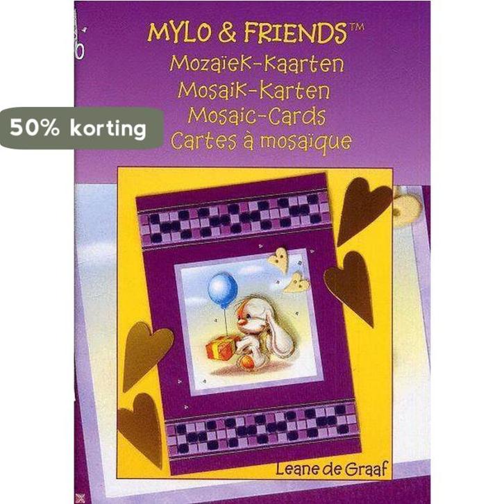 Mylo & Friends mozaiekkaarten 9789059450981 L. de Graaf, Boeken, Hobby en Vrije tijd, Gelezen, Verzenden
