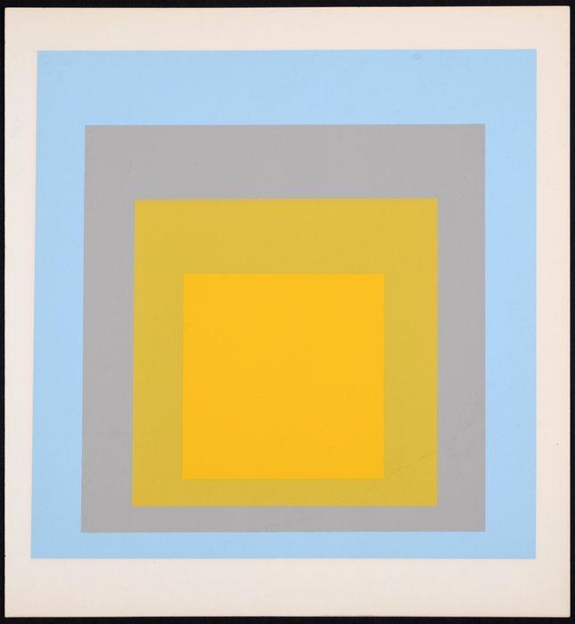 Josef Albers (1888-1976) - Homage To the Square (F), Antiek en Kunst, Antiek | Overige Antiek
