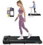 Loopband - Walking pad - Wandelband - 1-6 km/u - Zwart - MER, Sport en Fitness, Verzenden, Nieuw
