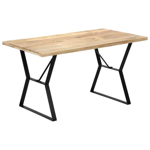 vidaXL Table à manger 140x80x76 cm Bois de manguier, Maison & Meubles, Tables | Tables à manger, Neuf, Envoi