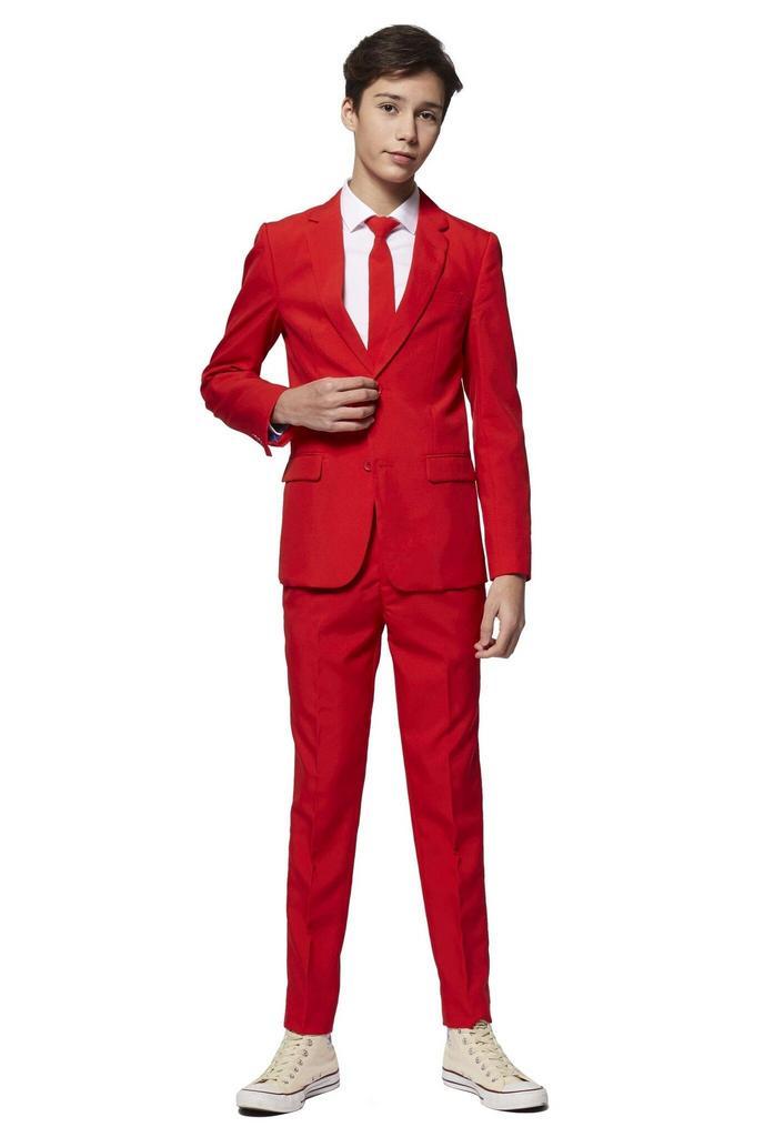 Rood Pak Jongen Tiener OppoSuits, Kinderen en Baby's, Carnavalskleding en Verkleedspullen, Nieuw, Verzenden