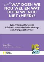 Wat doen we nou wel en wat doen we nou niet (meer)?, Verzenden, Gelezen, Ilse van Ravenstein