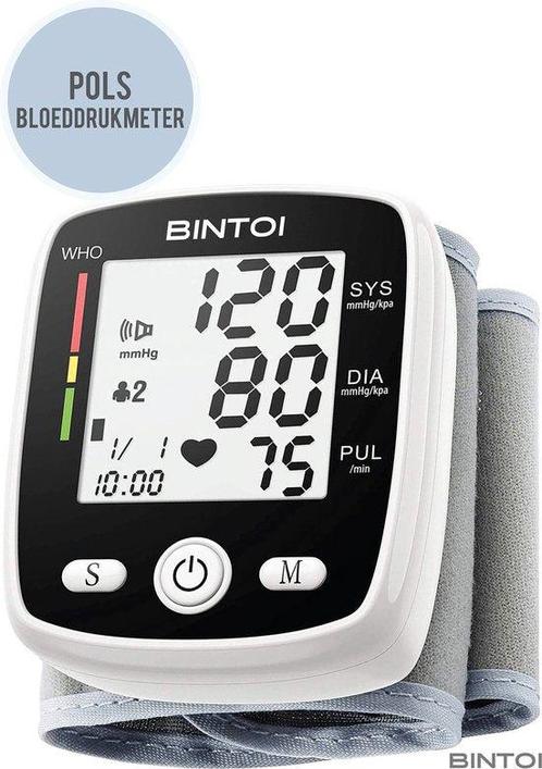 Tweedekans | Bintoi® BXE100 - Bloeddrukmeter Pols -, Sport en Fitness, Hartslagmeters, Ophalen of Verzenden