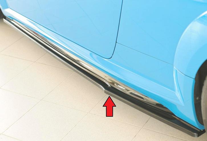 Side skirt aanzetstuk | Audi | TT S-Line / TTS / TT-RS (8S), Auto-onderdelen, Carrosserie, Nieuw, Audi, Verzenden