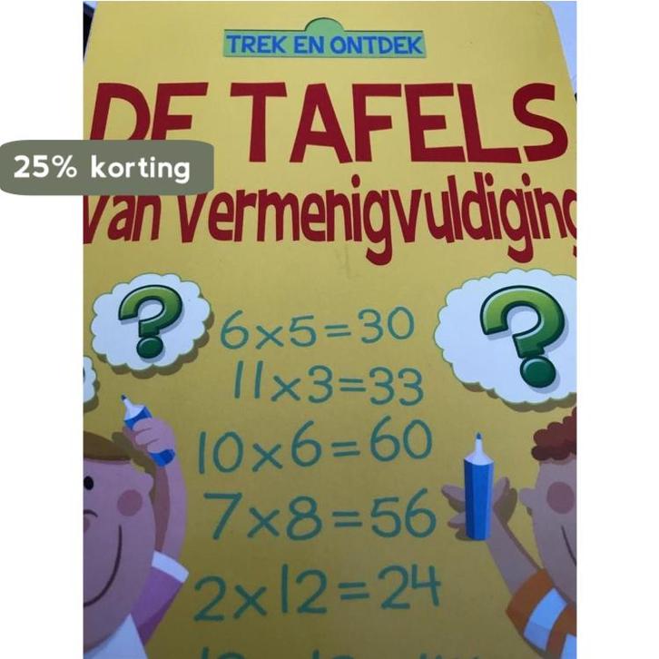 Trek en ontdek: De tafels 9789086682560 Trifora, Boeken, Kinderboeken | Kleuters, Gelezen, Verzenden