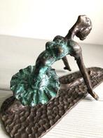 sculptuur, Ballerina - 12 cm - Brons, Antiek en Kunst