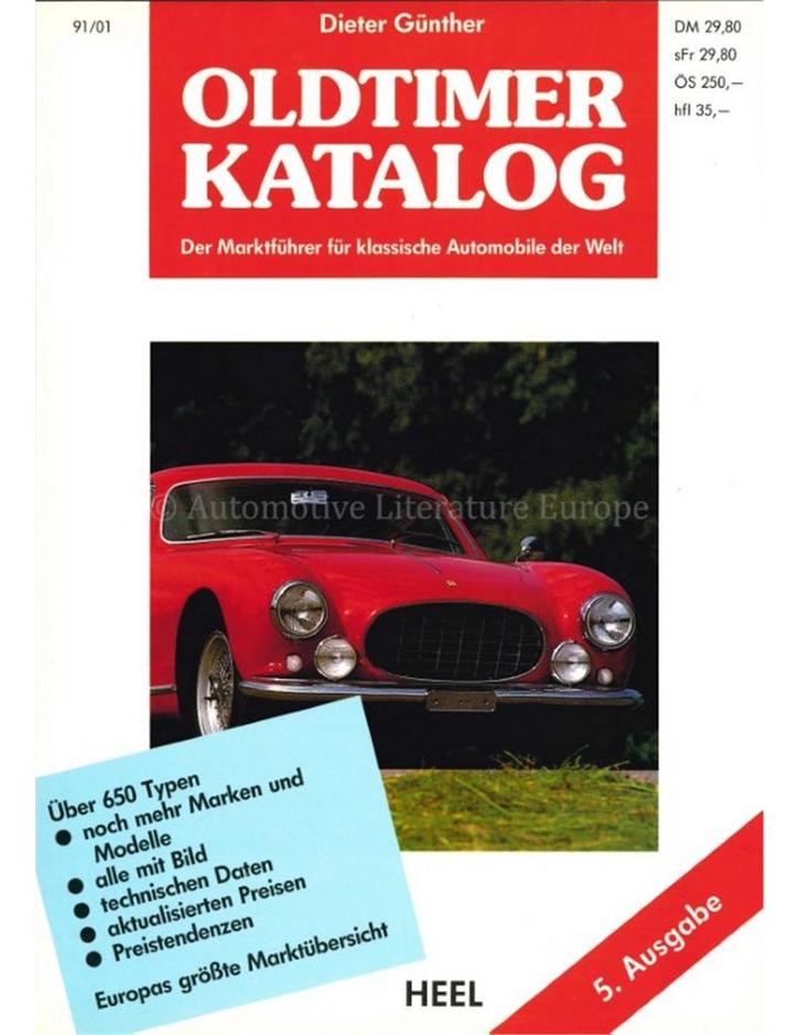 1991 OLDTIMER KATALOG DUITS 5, Boeken, Auto's | Boeken, Ophalen of Verzenden