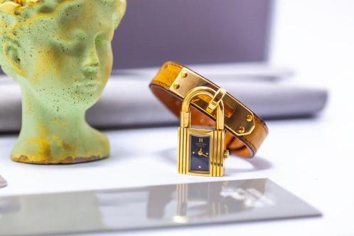 Hermès - Kelly Ostrich - Like NEW - Box&Papers - Zonder, Handtassen en Accessoires, Horloges | Heren
