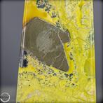 Natuurlijke serpentijn met pyriet als obelisk uit Peru –, Verzamelen