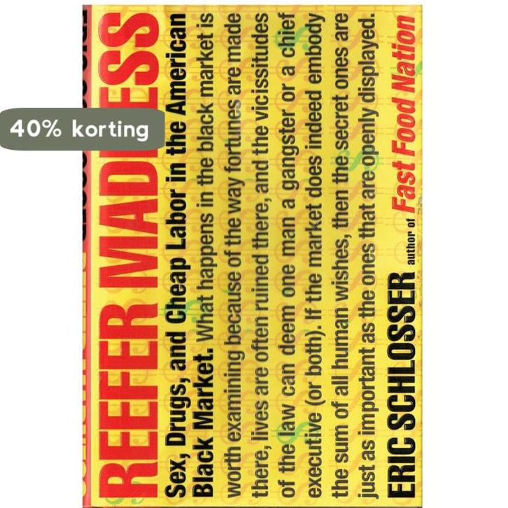 Reefer Madness 9780618334667 Eric Schlosser, Boeken, Taal | Engels, Gelezen, Verzenden