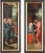 Duitse school (XVI), Naar - Triptychon-Tafel. Christus, Antiek en Kunst
