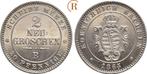 2 Neugroschen 1865 B Sachsen: Johann, 1854-1873:, Postzegels en Munten, België, Verzenden