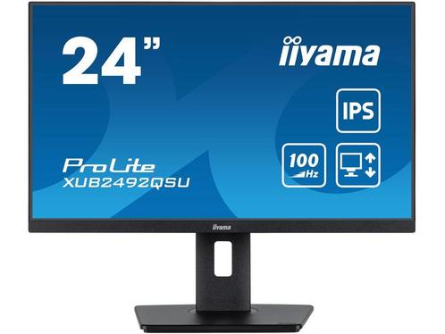 Iiyama ProLite XUB2492QSU-B1 Zwart, Computers en Software, Monitoren, Zo goed als nieuw, Verzenden