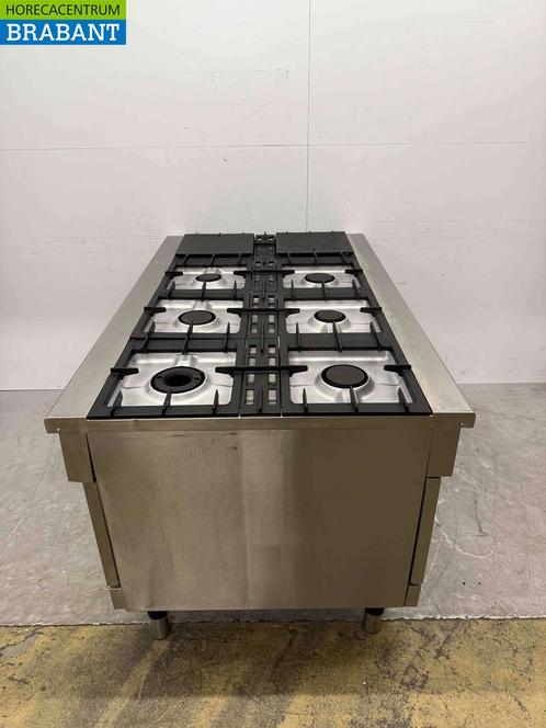 Plaque de cuisson à gaz Zanussi 8 feux en acier inoxydable, Zakelijke goederen, Horeca | Overige, Verzenden