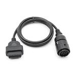 BMW 10 Pins OBD - 16 Pins OBD2 Verloopkabel Motorfiets, Verzenden, Nieuw