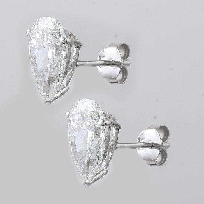 Zonder minimumprijs - Oorbellen - 14 karaat Witgoud -, Handtassen en Accessoires, Oorbellen