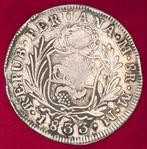 Filipijnen. Isabella II. Peso ND (1834-1837) Silver Crowned, Postzegels en Munten