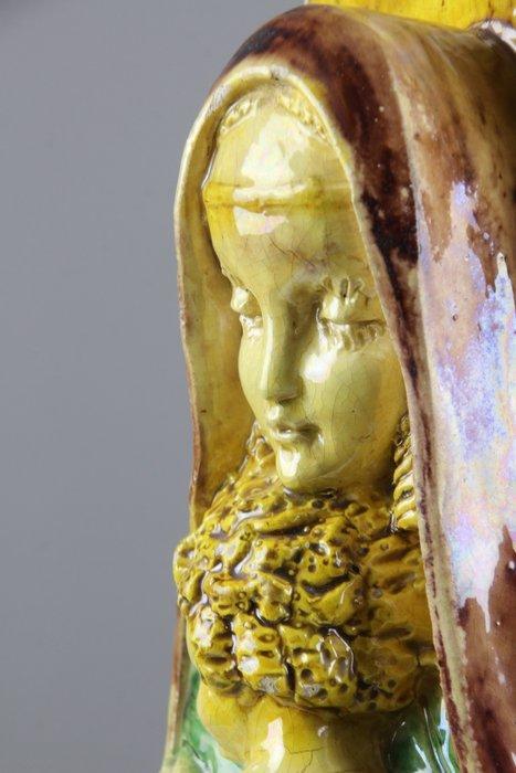 Vlaams Aardewerk - Beeldje - Maria met Kind - Keramiek, Antiquités & Art, Art | Art non-occidental