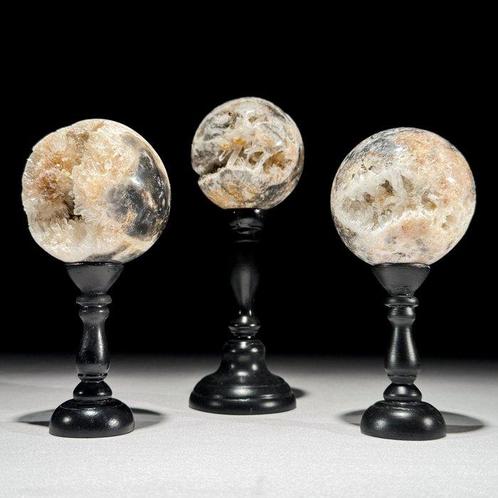 SANS PRIX DE RÉSERVE - Magnifique ensemble de 3 cristaux de, Antiek en Kunst, Kunst | Designobjecten