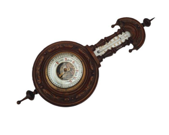 Antiek barometer- en thermometercombinatie - 1900-1910, Antiek en Kunst, Antiek | Overige Antiek