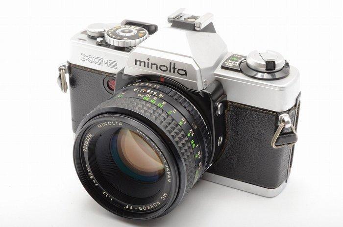 Minolta XG-E + MC Rokkor-PF 1,7/50mm | Single lens reflex, TV, Hi-fi & Vidéo, Appareils photo analogiques