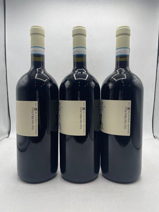 2020 Monti Langhe Nebbiolo - Piëmont DOC - 3 Magnums (1.5L), Verzamelen, Wijnen