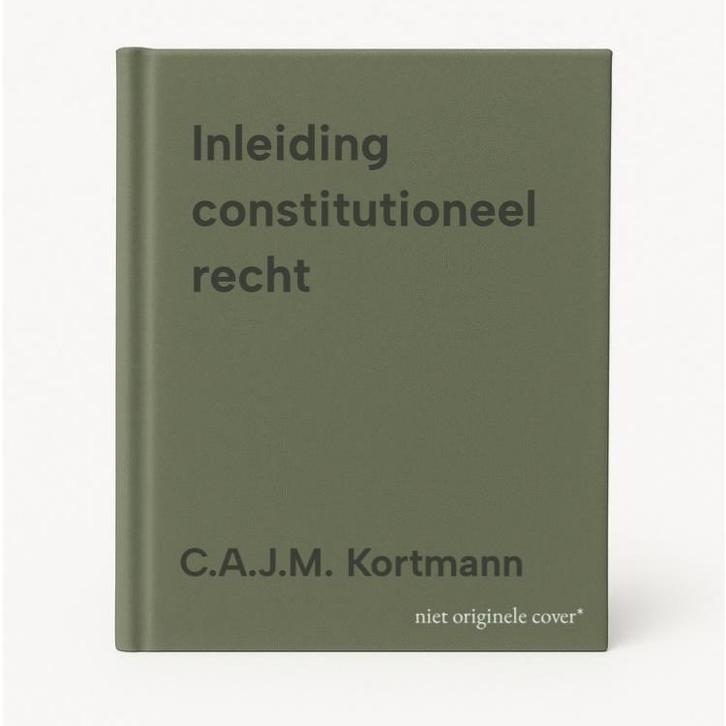Inleiding constitutioneel recht 9789026832222, Boeken, Wetenschap, Gelezen, Verzenden