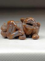 Netsuke - Hout - Japan - Meiji periode (1868-1912), Antiek en Kunst