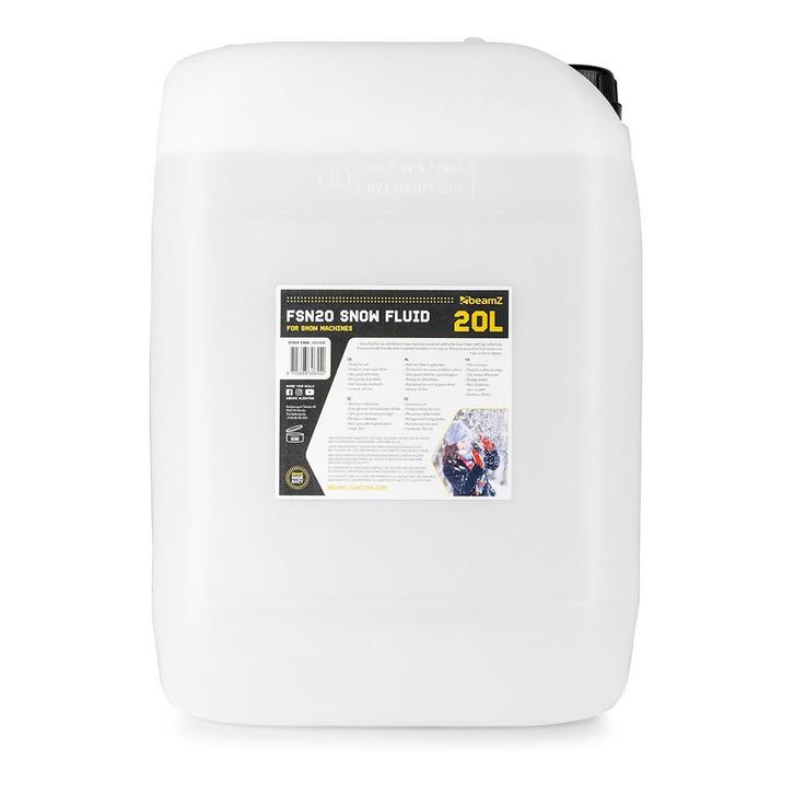 BeamZ FSN20 sneeuwvloeistof voor sneeuwmachines - 20 liter, Musique & Instruments, Lumières & Lasers, Envoi