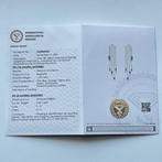 Oorbellen - 14 karaat Geel goud - 1.45ct. tw. Saffier -, Nieuw