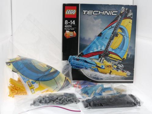 Lego Technic 42074 Race Jacht #5184 (Scheepsmodellen), Hobby en Vrije tijd, Modelbouw | Boten en Schepen, Gebruikt, Ophalen of Verzenden