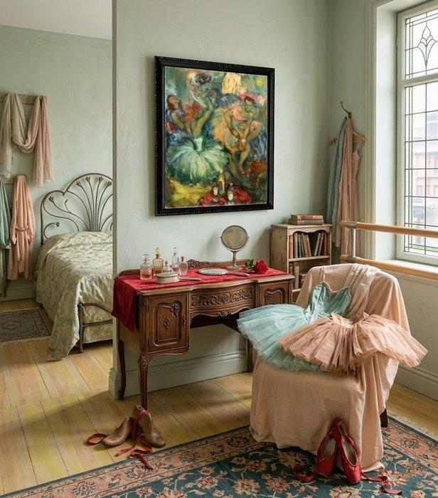 Marius Bosc (1940) - La folle danse, Antiek en Kunst, Kunst | Schilderijen | Klassiek