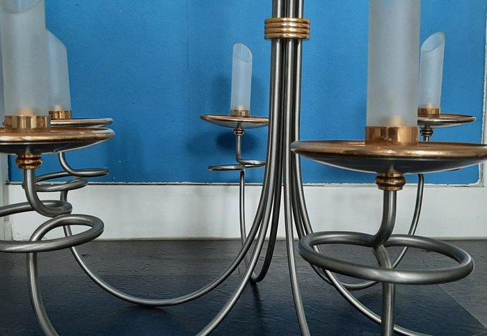 Kroonluchter - Messing, Metaal - Italie, Antiek en Kunst, Curiosa en Brocante