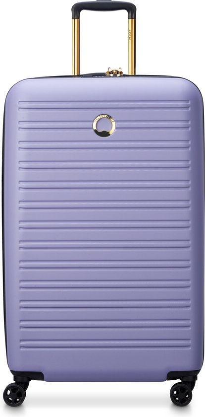 2dekans | Delsey Segur 2.0 Reiskoffer - 76 cm - Lavendel, Muziek en Instrumenten, Behuizingen en Koffers, Ophalen of Verzenden