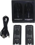 Oplaadstation met 2 Accus voor Wii Controllers Zwart (Th..., Games en Spelcomputers, Spelcomputers | Nintendo Wii, Ophalen of Verzenden