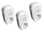 Set van 3 slimme stekkers (wifi schakelaars), Doe-het-zelf en Bouw, Verzenden, Nieuw