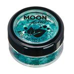Moon Glitter Bio Chunky Glitter Turquoise 3g, Verzenden, Nieuw